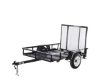 Carry-On Trailer 4′ x 7′ Mesh Floor Utility Trailer with Gate - Image 2