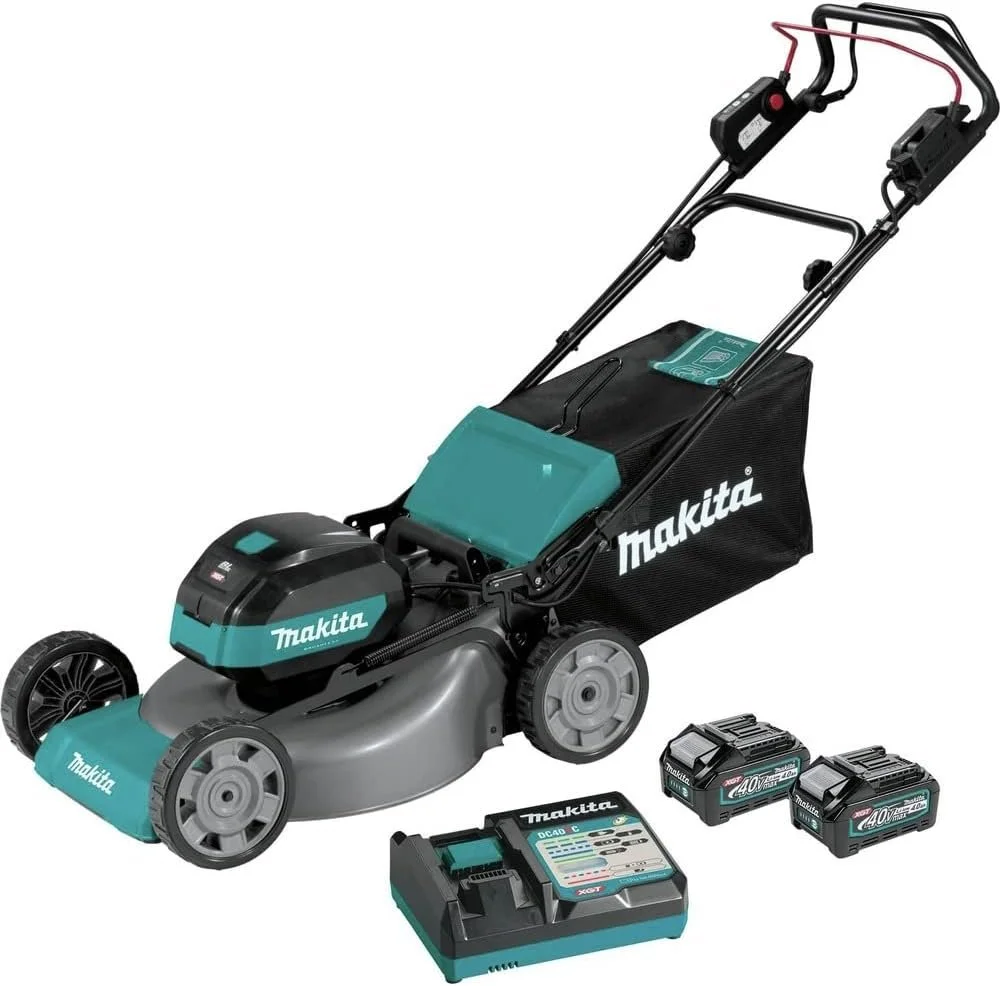 Makita 40V max XGT Brushless 21″ Self‐Propelled Commercials Lawn Mowers Kit GML01PL