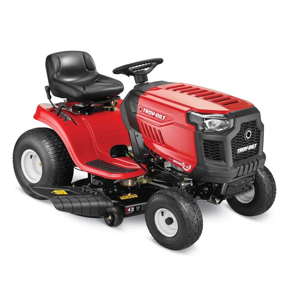 Troy-Bilt Bronco 42″ Riding Lawn Mowers.