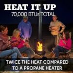 Even Embers Pellet-Fueled Patio Heater, 100 sq. ft., 70,000 BTU - Image 3
