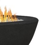 Real Flame 48.25 in. x 28.25 in. Riverside Oval Propane Gas Fire Bowl, Shale - Image 2