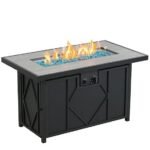 HeatMaxx 42 in. Rectangular Propane Gas Fire Table - Image 4