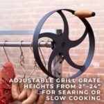 Premium Argentine/Santa Maria BBQ Grill with Wood Fire and Charcoal Grill - Image 9