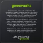 Greenworks 60V 21″ Self Propelled Lawn Mower with (1) 8.0 Ah Battery & Rapid Charger 2546402 - Image 10