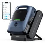 Beatbot Aquasense Pro Cordless Pool Cleaner Robot – Clarifies Water, Cleans Surface, Floor, Walls and Waterline, Intelligent Path Optimization, Surface Parking – Dark Blue