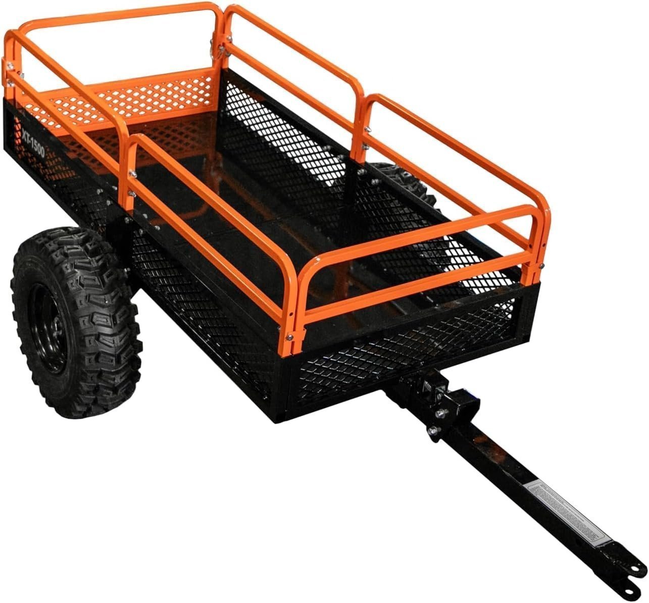 Impact Implements 1500 lb Utility Cargo Trailer with Pivot Dump for ATV, UTV, and Lawn Tractor