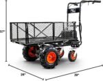 SuperHandy 48V Electric Power Wagon Utility Cart, 660 lb Load, 1000 lb Hauling Capacity - Image 3