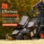 SuperHandy 48V Electric Power Wagon Utility Cart, 660 lb Load, 1000 lb Hauling Capacity - Image 6