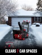 PowerSmart HB2805A 80V 24-Inch Self-Propelled 2-Stage Cordless Snow Blower with 6.0Ah Battery & Charger - Image 7
