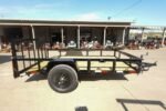 6′ 4″ x 10 Utility Trailer Dovetail Powder Coated With Gate 3,500lb Axle - Image 6