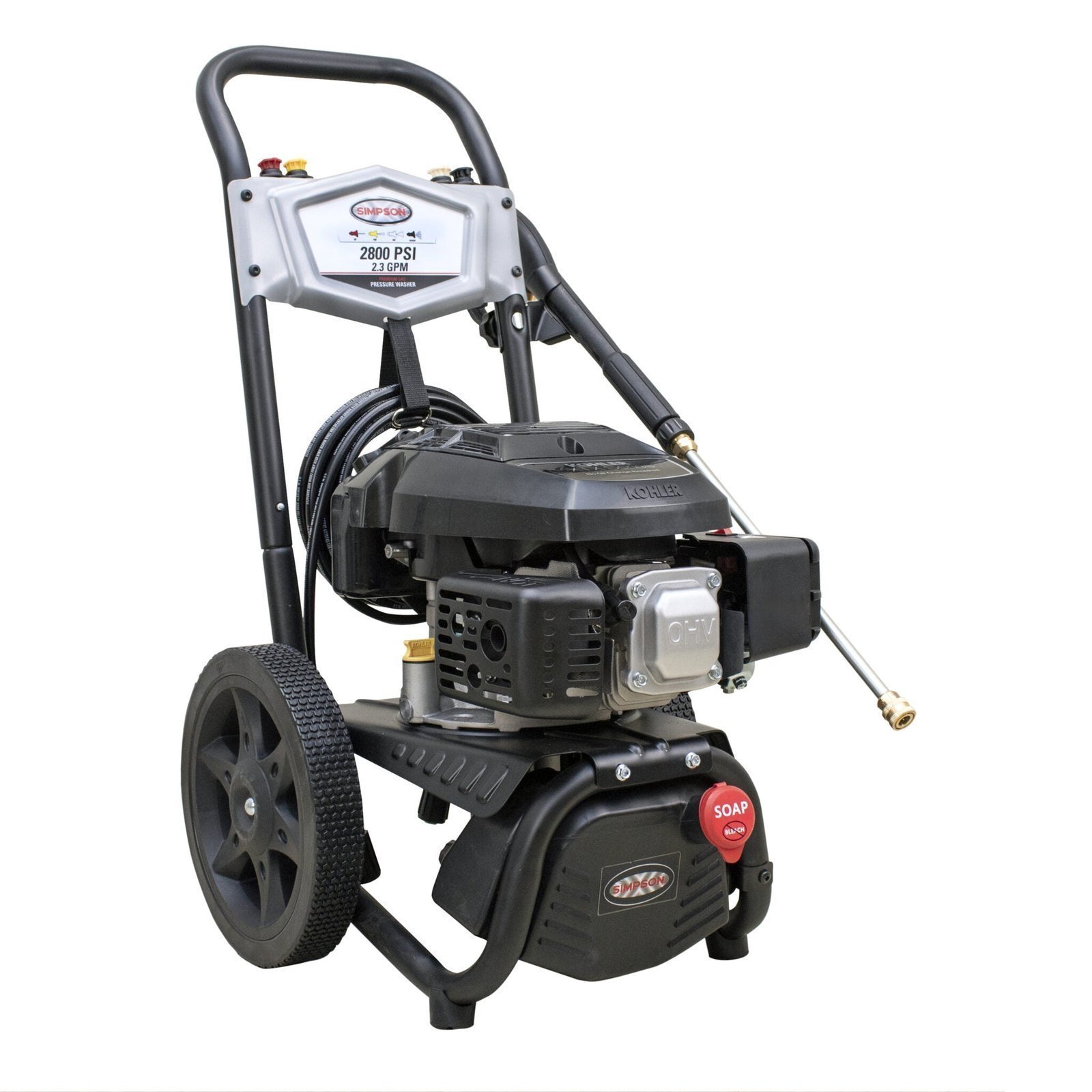 Simpson MegaShot MS61114 2800 PSI Gas Pressure Washer with Kohler XTX675 Engine