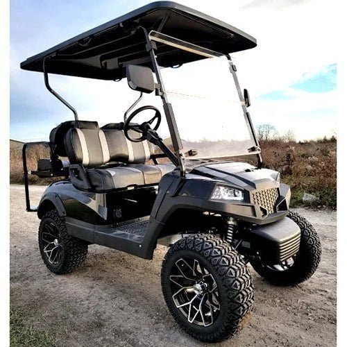 48V Electric 4-Seater Golf Cart – Flip Seat Design, Street & Off-Road Ready