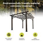 Elegant Cedar Wood Pergola – Perfect Outdoor Shade for Garden - Image 2