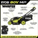 RYOBI 80v Hp brushless 30″ self-propelled dual-blade lawn mower kit - Image 14