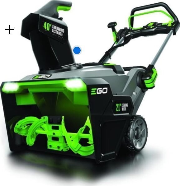 EGO Power+ 21-Inch Cordless Snow Blower, 56V, Steel Auger, (2) 5.0Ah Batteries & Charger