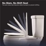 Kohler Highline Arc The Complete Solution 2-piece 1.28 GPF Single Flush Elongated Toilet in White - Image 2