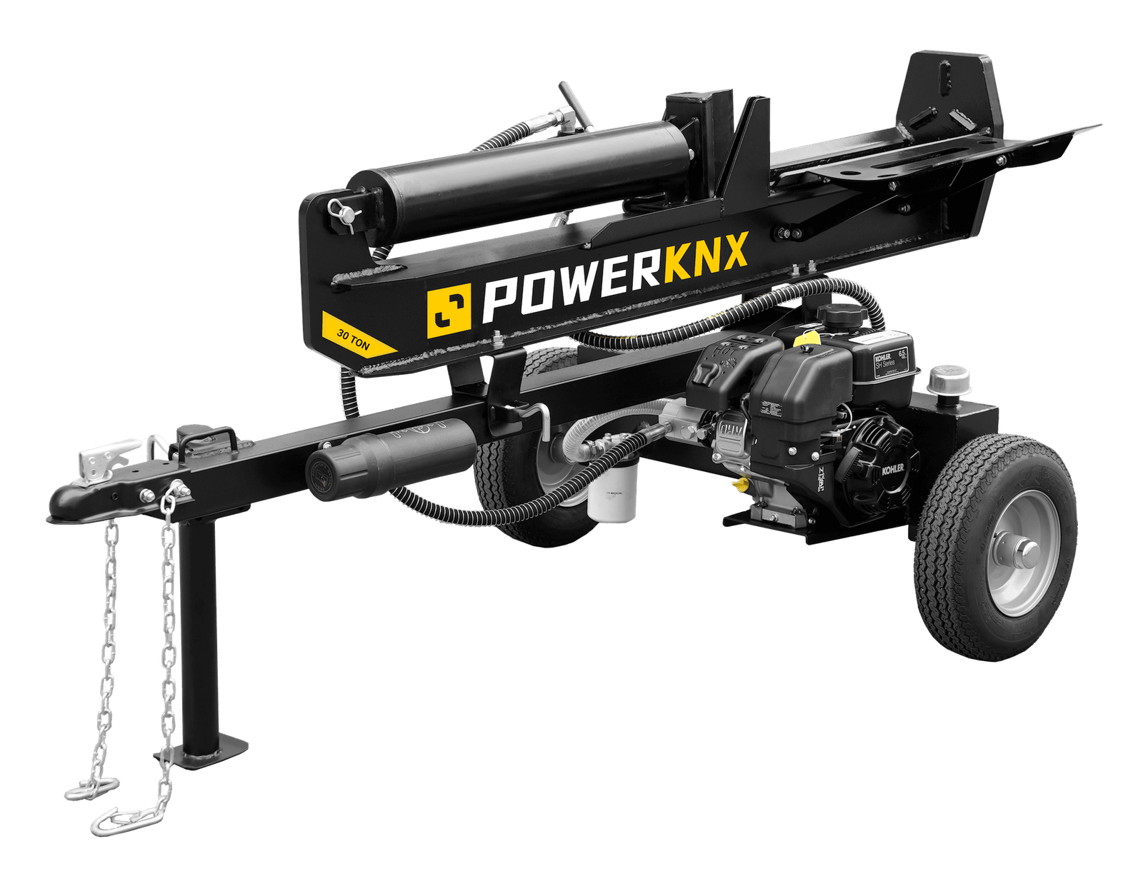 powerknx-30-ton-gas-log-splitter_main.png POWERKNX™ 30-Ton Vertical/Horizontal Gas Log Splitter (31-401) - Image 1